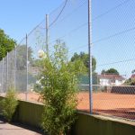 Drahtgeflecht-Tennisplatz