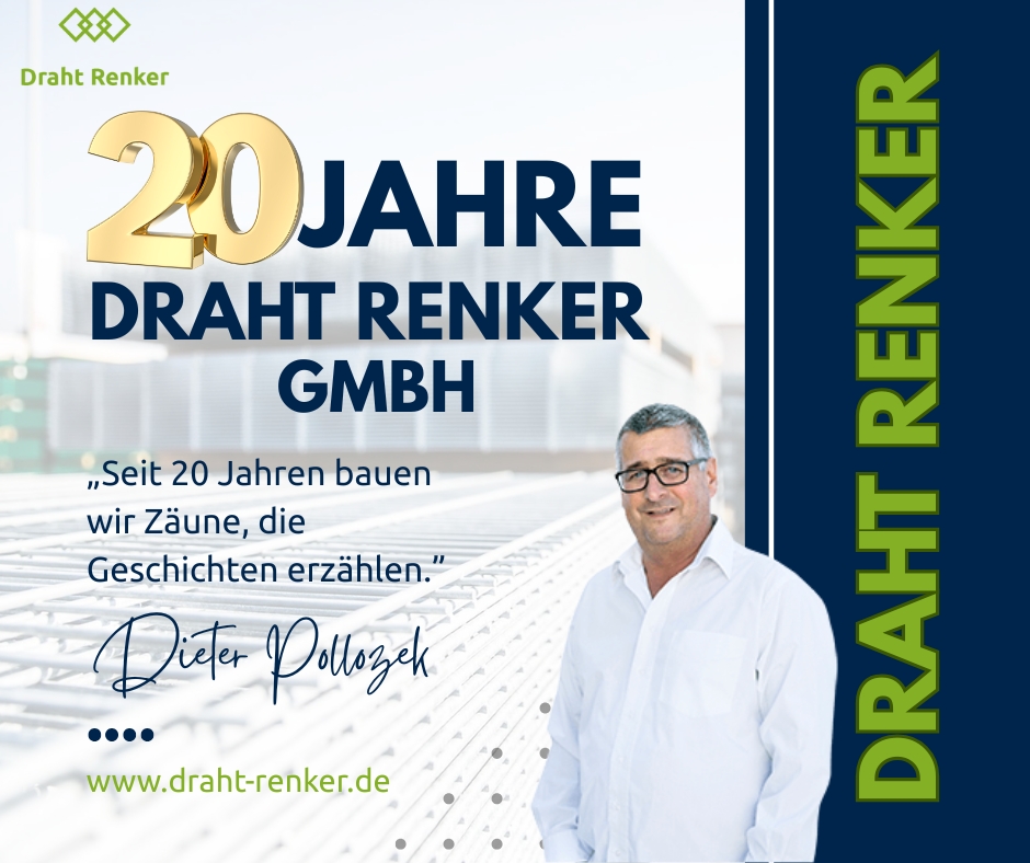 Jubiläumsinterview – 20 Jahre Draht Renker GmbH