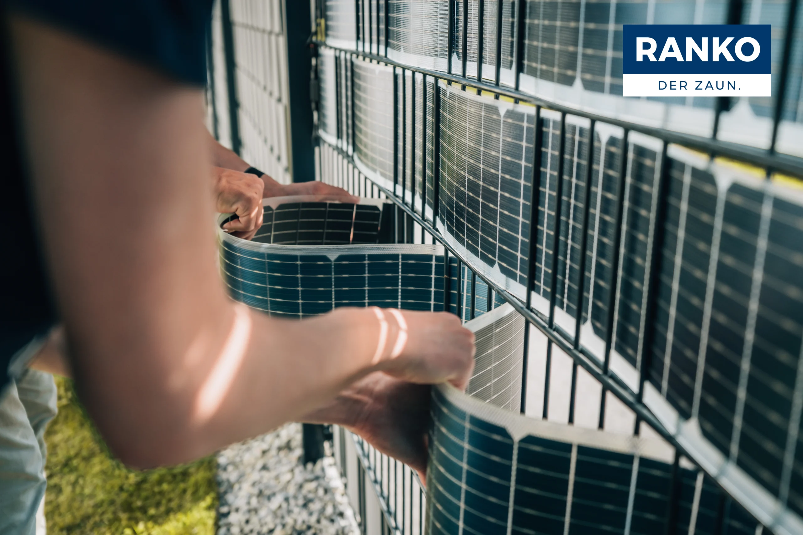 Solar-Sichtschutz von Draht Renker