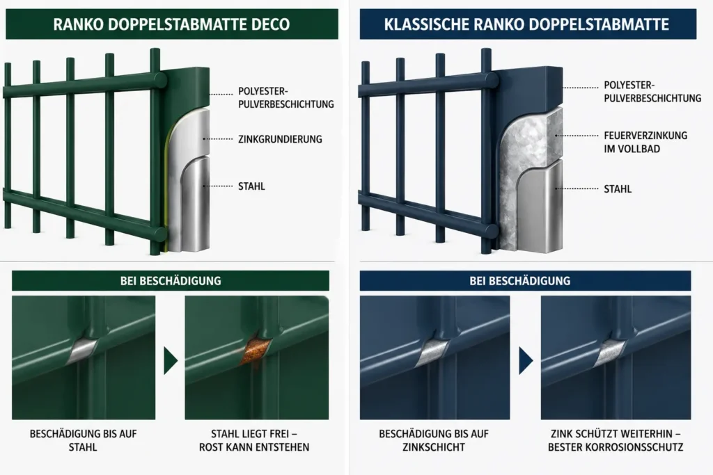 deco doppelstabmatte